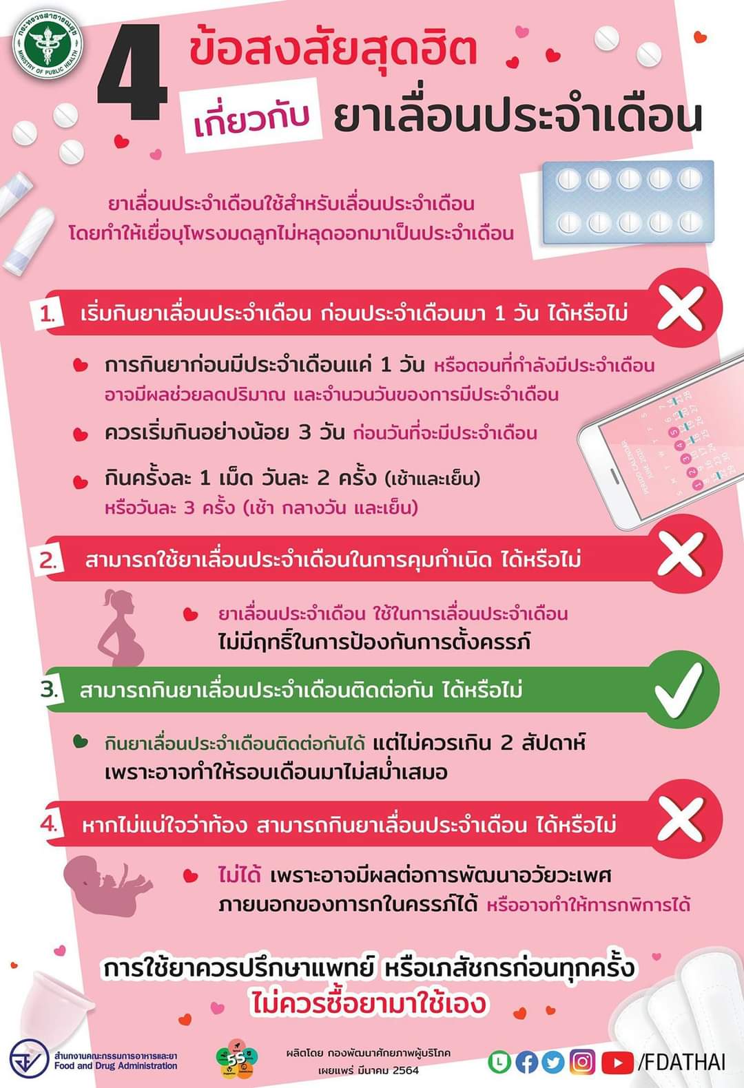 ยาเลื่อนประจำเดือน